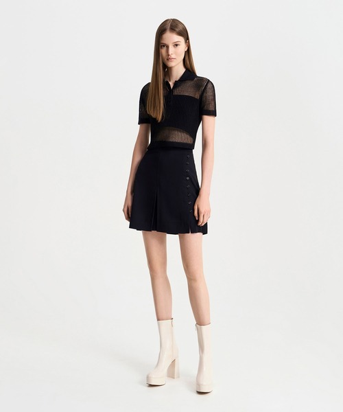 CHARLES ＆ KEITH ブーツ プラットフォーム サイドジップ