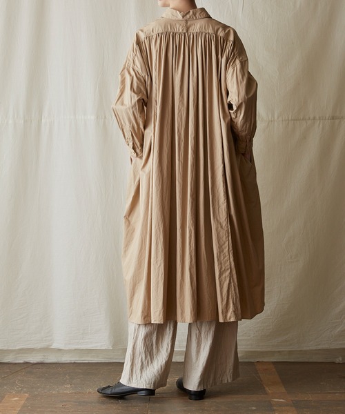 suzuki takayuki シャツワンピース weather-cloth shirt