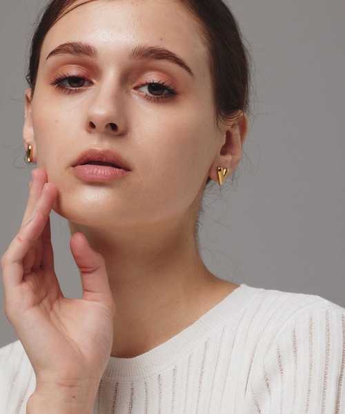 CENE ピアス 「CENE」セネ/シンプルハートピアス レディース