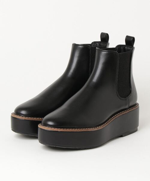 サイドゴアブーツ 厚底 シンプル ハイカット クール L2000 dxl-shoes15-01.jpg