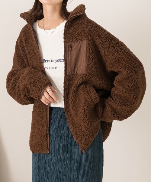 ad thie（アドティエ） ブルゾン アウター ゆったりシルエット