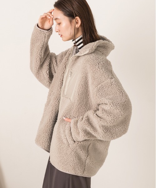 ad thie（アドティエ） ブルゾン アウター ゆったりシルエット