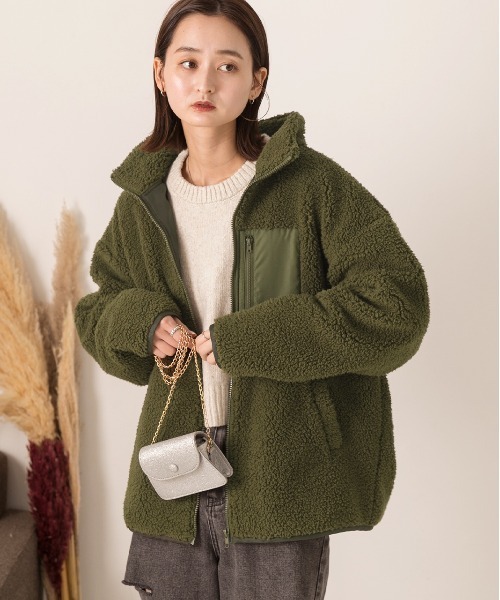 ad thie（アドティエ） ブルゾン アウター ゆったりシルエット