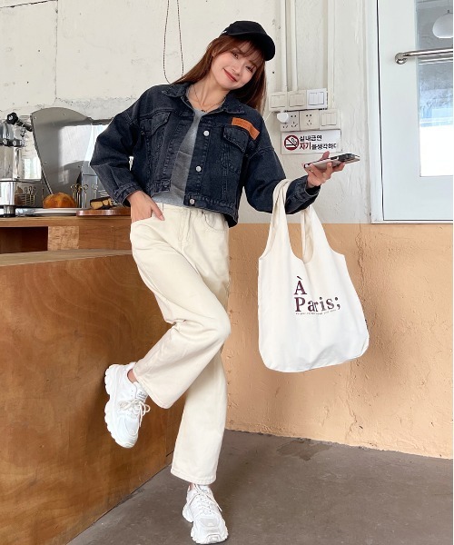 ad thie（アドティエ） ブルゾン アウター デニム ショート JK