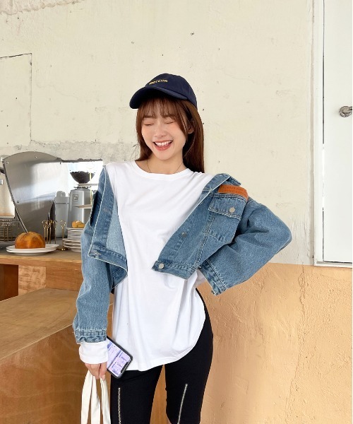 ad thie（アドティエ） ブルゾン アウター デニム ショート JK