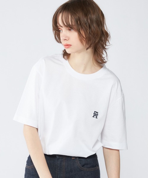 tシャツ モノグラムエンブロイドTシャツ メンズ レディース | TOMMY HILFIGER | 22