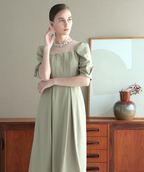 DRESS LAB ワンピース 「結婚式/オケージョンドレス」リボン