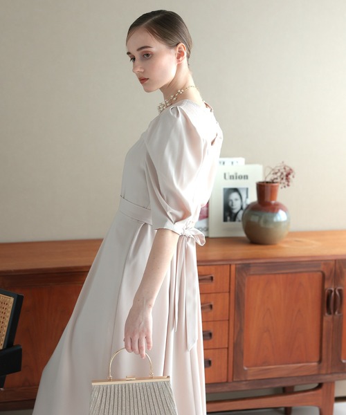 DRESS LAB ワンピース 「結婚式/オケージョンドレス」リボン