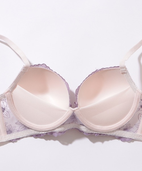 ブラジャー ショーツセット レトロ フラワー 刺繍 ノンワイヤー ブラジャー＆ショーツ | Lace Ladies | 06