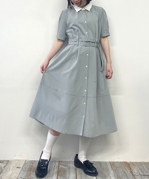 ワンピース ダブルベルトロングワンピース : ZOZOTOWN Yahoo!店
