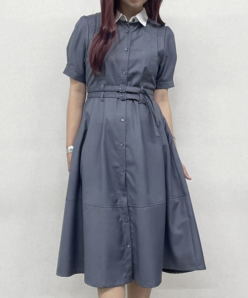 ワンピース ダブルベルトロングワンピース : ZOZOTOWN Yahoo!店