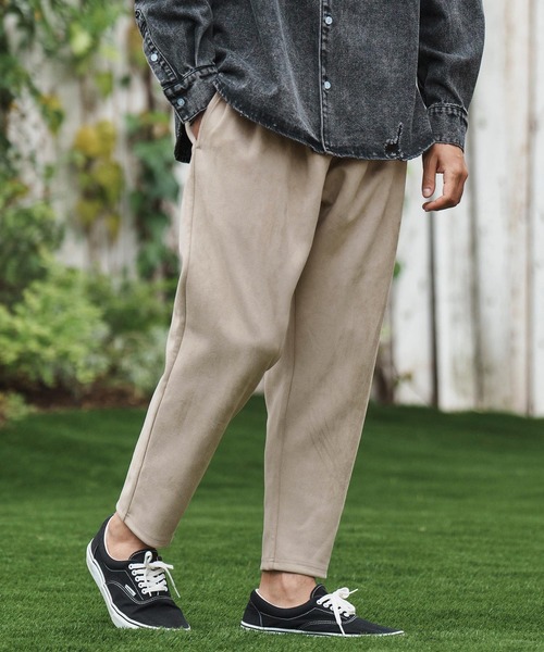 CAMBIO（カンビオ） パンツ mp12505-Suede Ponti Cut Pants サルエル