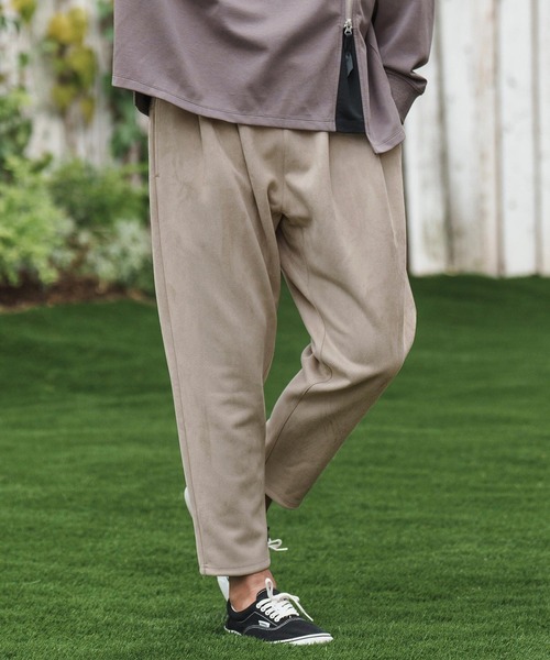 CAMBIO（カンビオ） パンツ mp12505-Suede Ponti Cut Pants サルエル