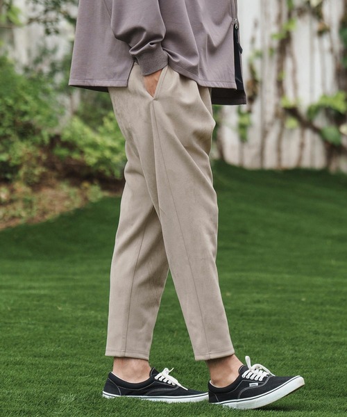 CAMBIO（カンビオ） パンツ mp12505-Suede Ponti Cut Pants サルエル