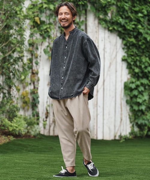 CAMBIO（カンビオ） パンツ mp12505-Suede Ponti Cut Pants サルエル