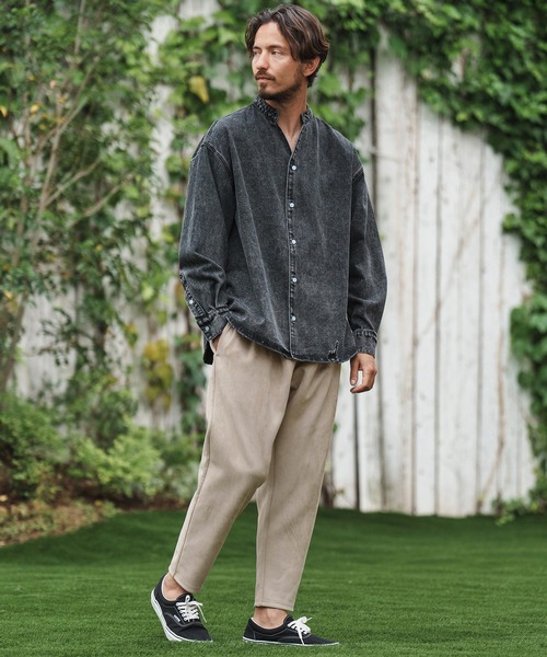 CAMBIO（カンビオ） パンツ mp12505-Suede Ponti Cut Pants サルエル
