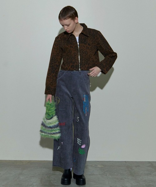 MAISON SPECIAL ハンドバッグ Multi Border Knit Bag/マルチ