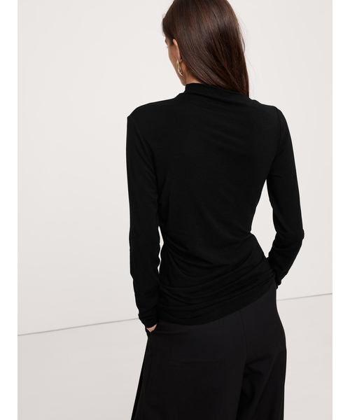 tシャツ レーヨンウール ボートネック トップス レディース tシャツ レーヨンウール ボートネック トップス レディース