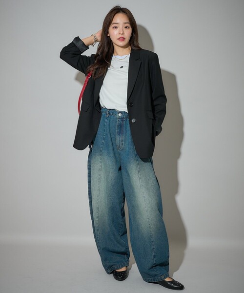 PUBLUX tシャツ MARY QUANT × PUBLUX/マリークワント ワンポイント 