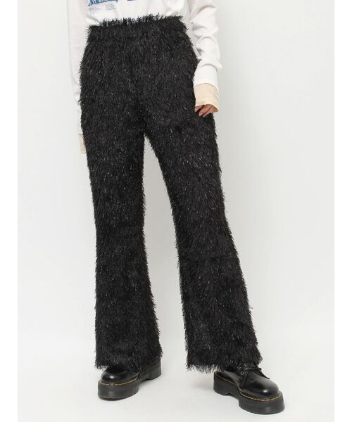 seyto サイズ3 / ジャガードフリンジフレアパンツ seyto（セイト）の「Jacquard fringe flared pants / ジャガード