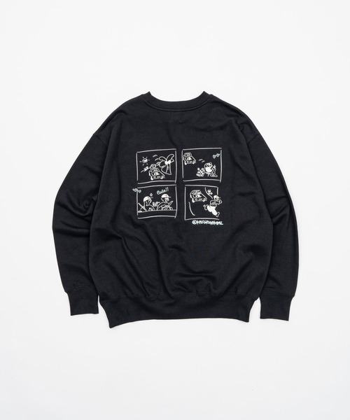 kaoyorinakami トレーナー スウェット 4 comic sweat / 4コマ