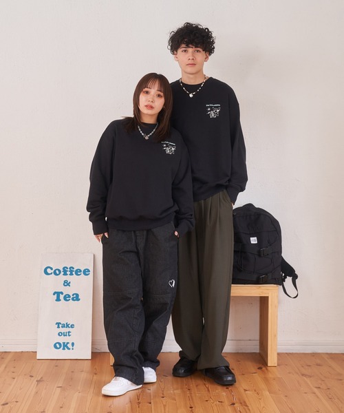 kaoyorinakami トレーナー スウェット 4 comic sweat / 4コマ