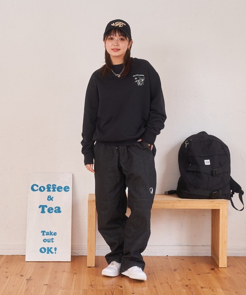 kaoyorinakami トレーナー スウェット 4 comic sweat / 4コマ