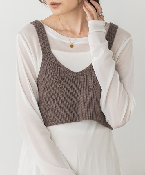 YENN パッチワーク ビスチェ ベスト 未使用 新品 YENN＞ パッチワークビスチェ | s.cute