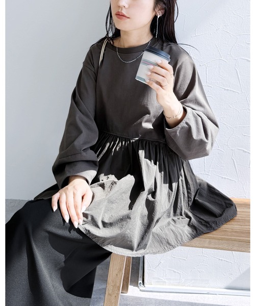reca（レカ） 「ZOZOTOWN限定」ランタンスリーブティアードプル