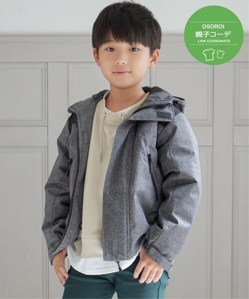 ikka マウンテンパーカー アウター 「親子コーデ」中綿防風マウンテン