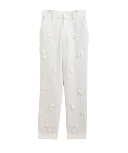 fitmore♥刺繍入りホワイトパンツ Sサイズ