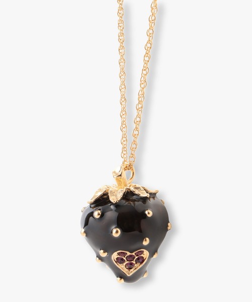 ANNA SUI リンゴ型ネックレス ANNA SUI（アナスイ）の「林檎と蛇モチーフ ネックレス