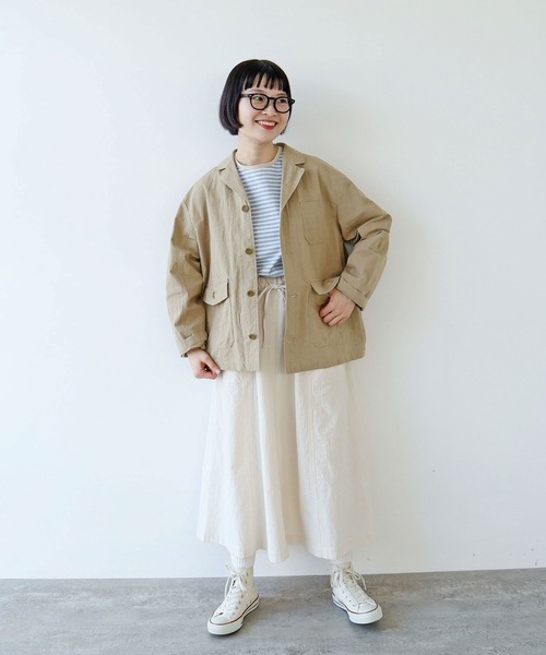PAR ICI ジャケット テーラードジャケット コットンヘンプ