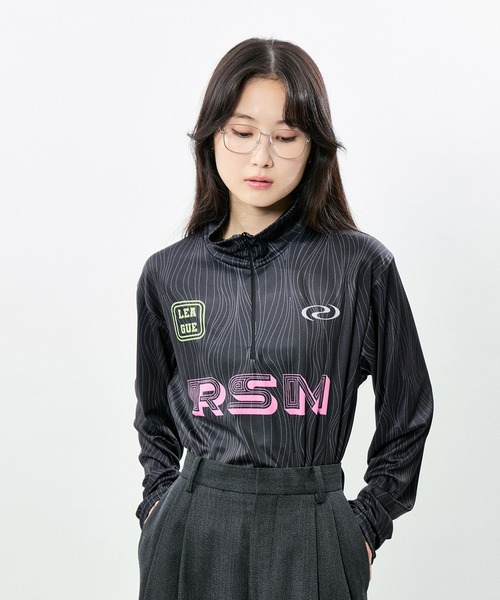 tシャツ 「RESUME」CORYRS LS TEE HALFZIP レディース メンズ