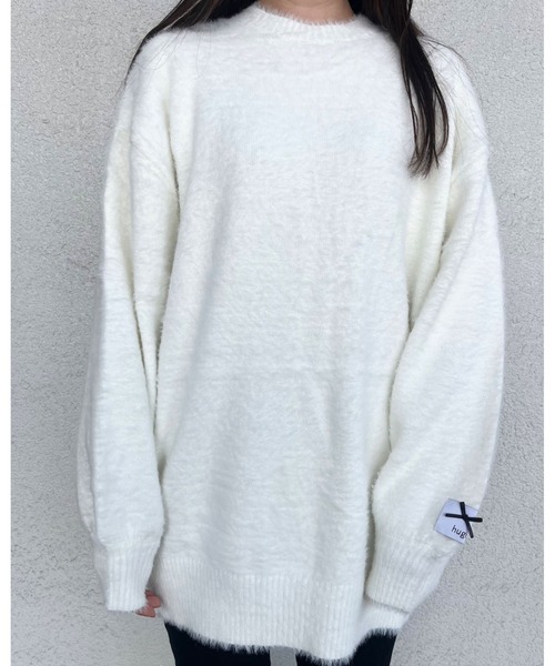 ニット セーター BIG SHAGGY KNIT/ビッグシャギースカート レディース