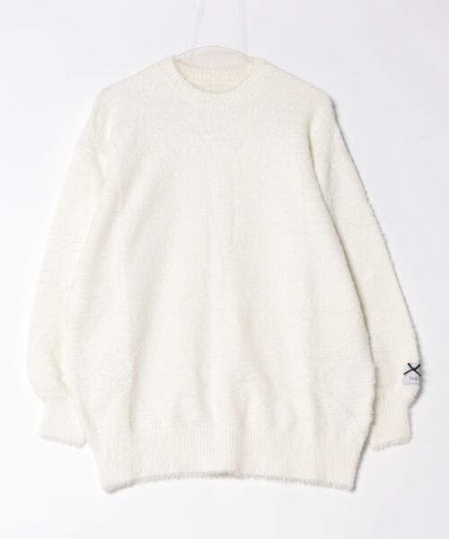 ニット セーター BIG SHAGGY KNIT/ビッグシャギースカート レディース hugi ニット セーター BIG SHAGGY KNIT/ビッグシャギースカート