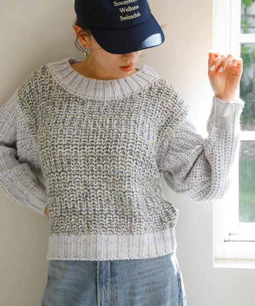 URBAN RESEARCH Sonny Label ニット セーター ミックスカラーニット
