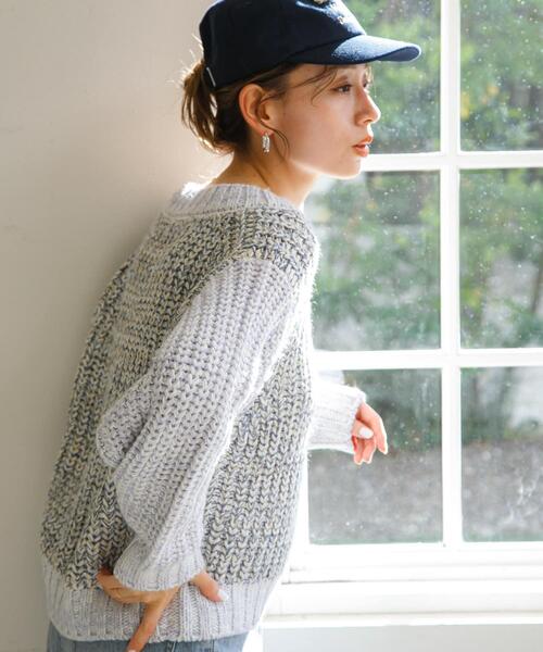 URBAN RESEARCH Sonny Label ニット セーター ミックスカラーニット