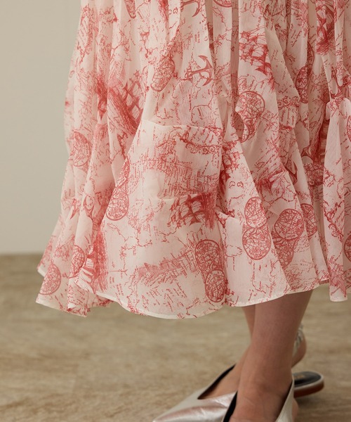 ROPE'（ロペ） スカート 「洗える」トワルドジュイタックプリーツ