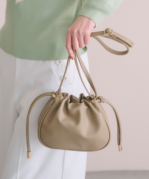 grove（グローブ） ショルダーバッグ バッグ 「雑誌掲載」ラウンド巾着