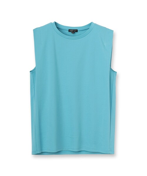 INDIVI洗えるカットソー新品値下げTシャツ人気綺麗めブランド UVケア／選べるグラフィック】スムースジャージTシャツ（Tシャツ