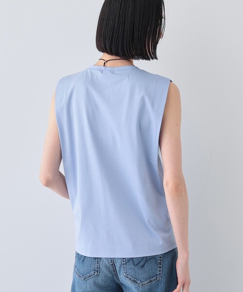 INDIVI洗えるカットソー新品値下げTシャツ人気綺麗めブランド UVケア／選べるグラフィック】スムースジャージTシャツ（Tシャツ