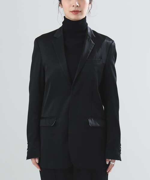 Beams レディースジャケット BEAMS BOY ジャケット テーラードジャケット ピンストライプ