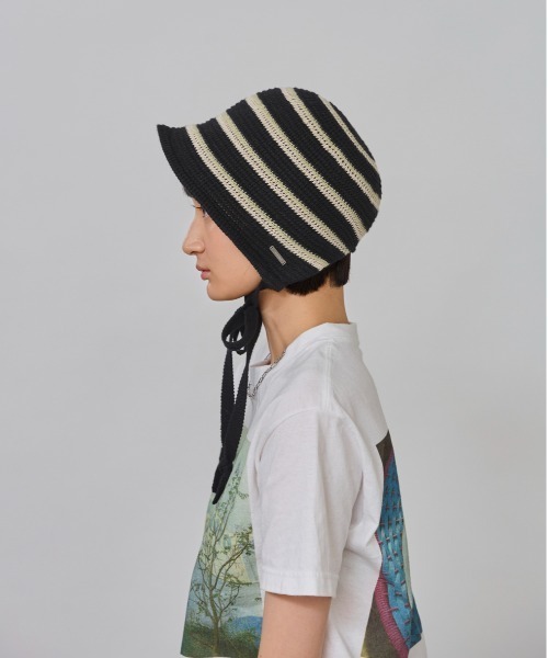 オーバーライド　override 帽子　ボンネット OVERRIDE COTTON THERMO BONNET | 58cm(58) BLACK (01