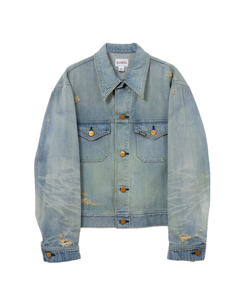 デニムジャケット gジャン Coloring Denim Jacket メンズの画像