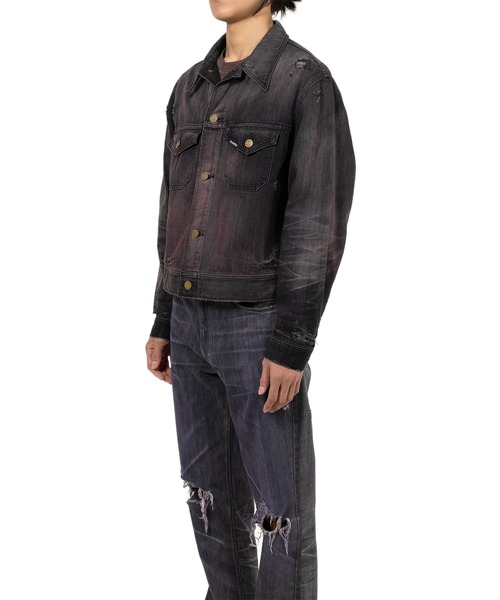 デニムジャケット gジャン Coloring Denim Jacket メンズの画像