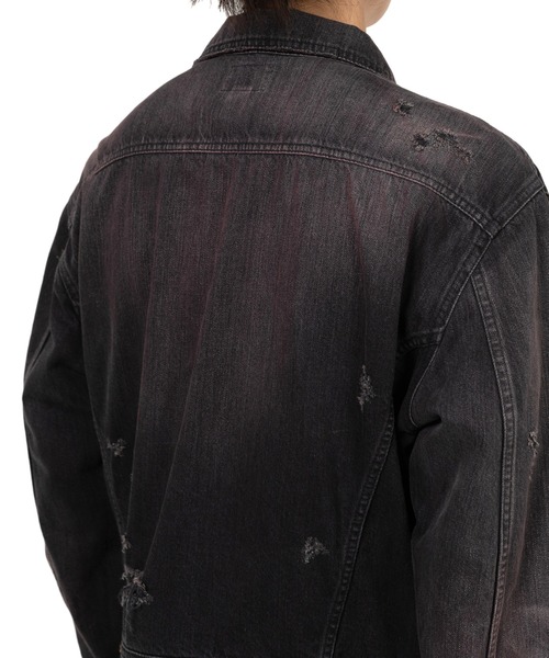 デニムジャケット gジャン Coloring Denim Jacket メンズの画像