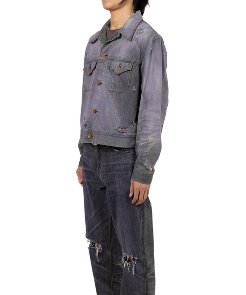 デニムジャケット gジャン Coloring Denim Jacket メンズの画像