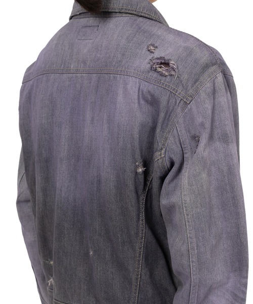 デニムジャケット gジャン Coloring Denim Jacket メンズの画像