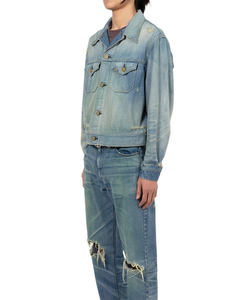 デニムジャケット gジャン Coloring Denim Jacket メンズの画像